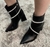Bota Vizzano Napa Genebra Tira Strass Black Diamond mod. 3093.103 - LOOK PERFEITO