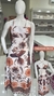 VESTIDO TROPICAL MARROM
