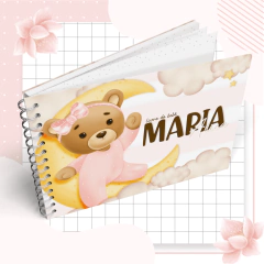 Livro do Bebê Menina - Tema Ursinha - comprar online