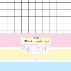 Bloco/Blocão A5 Capas Candy 80 ou 120 folhas brancas - comprar online