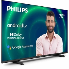 Smart Tv 70'' 4k Android 70pug7406 Philips Bivolt - comprar online
