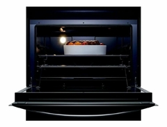 Fogão de piso Brastemp BFS5VCE gás engarrafado 5 queimadores preto 127V220V porta com visor 96L - loja online