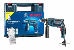 Furadeira martelete elétrica de 13mm Bosch Professional GSB 13 RE 600W azul 220V con maleta de transporte + kit 5 brocas cyl-1 + acessórios na internet