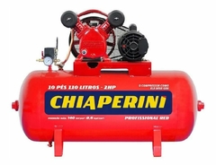 Compressor de ar elétrico Chiaperini Profissional Red 10110 Red monofásica vermelho 127V220V