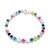 Pulsera azul en cristal y plata 925 Multicolor - comprar online