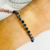 Pulsera azul en cristal y plata 925 - comprar online