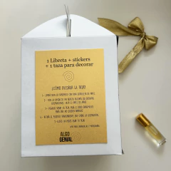 Set Libreta + Taza + Sticker - Algo Genial