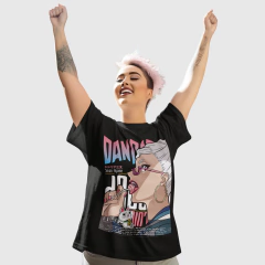 Camiseta Dan Da Dan Seiko Ayase Green Dragon na internet