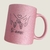 Caneca rosa com glitter Porosa