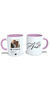 Caneca interior e alça colorida QR Code - comprar online