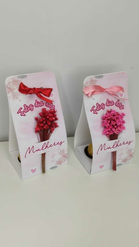 Mimo dia da mulher - 02 Chocolates Ferrero + mini buquê - comprar online