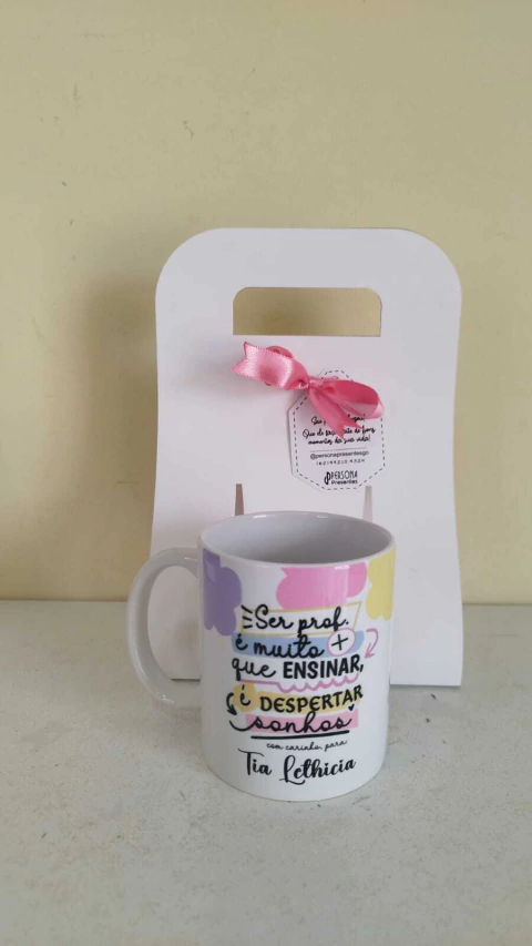 Caneca tradicional - Ser professor é muito + que ensinar