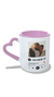 Imagem do Caneca alça coração QR Code