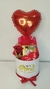 Box namorados - Pelúcia + mini arranjo + chocolates - Persona Presentes