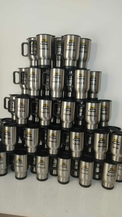 Copos térmicos prata - atacado