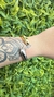 Bracelete de Gota Mix de Banho Dourado e Prata