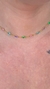 Colar Choker "Saladinha" Pedras Colorida - comprar online