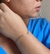Bracelete Folheado Ondulado