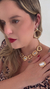 Brinco Martelado Grande dourado - comprar online