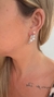 Brinco Ear Hook com zircônia