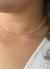 Choker folheada de Cristais Rosa Bailarina - loja online