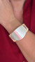Bracelete Marmorizado e Acetinado Oval - comprar online