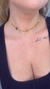 Colar Choker Folheada Sol na internet