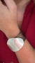Bracelete Marmorizado e Acetinado Oval Marrom na internet
