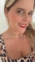 Colar Folheado a Ouro de Aro Gota Cravejada - comprar online