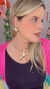 Conjunto de Colar de Aro e Brinco Folheado - Estrela do Mar Maximalista - loja online