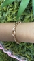 Bracelete correntes com elo central - comprar online