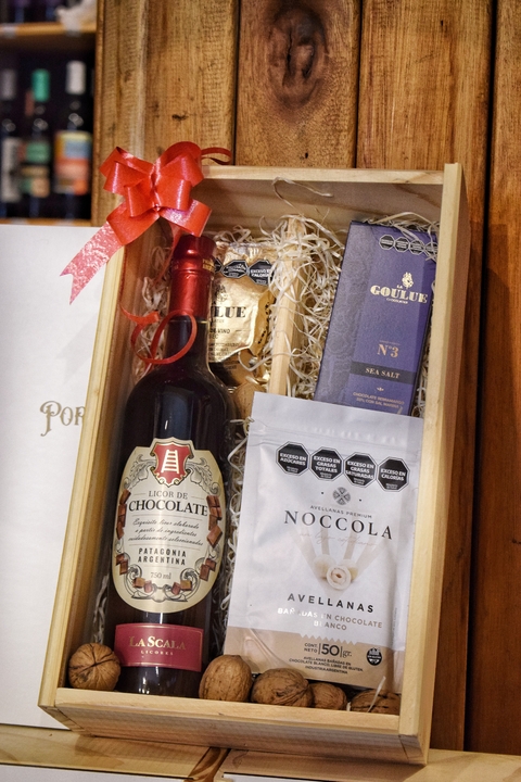 Box Regalo Licor Bariloche + Chocolates - comprar online