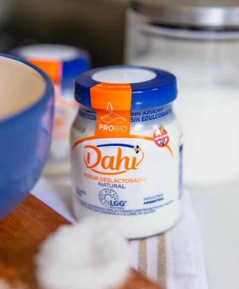 Yogur dahi deslactosado natural sin azúcar probiotico - comprar online