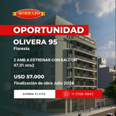 Departamento 2 Ambientes con Balcón en Floresta. Oportunidad - Borrajo Negocios Inmobiliarios