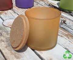 Frascos / Cilindros / Recipientes 8x8cm (180grs) Para Velas C/ Tapa Mdf Paquete 25pz En Color Satinado en internet