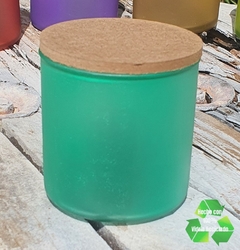 Frascos / Cilindros / Recipientes 8x8cm (180grs) Para Velas C/ Tapa Mdf Paquete 25pz En Color Satinado - tienda en línea