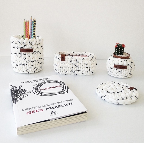 Kit-escritório Co.Criarte de Crochê