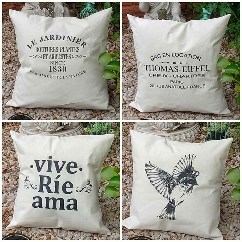 Almohadones decorativos 50 x 50 cm