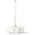 Suporte de Teto Para Projetor Multi-Gaiola Branco Multivisão - C-TEC online