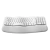 Teclado Logitech Wave Keys Branco Sem fio Padrão US - 920-012282