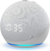 Alexa Echo Dot (4ta Gen) - Bocina inteligente color blanco con reloj y Soporte para bocina Alexa Echo Dot 4 G tipo androide R2D2 - Qualli Servicios TI