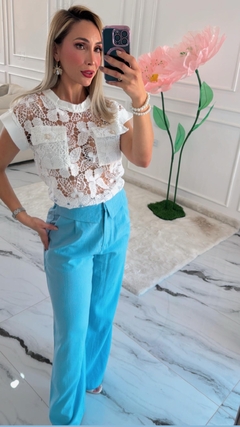 Blusa encaje croche en internet