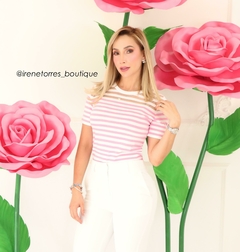 BLUSA MKHM ROSA RALLADA