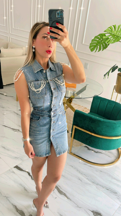 Vestido vibrant mezclilla