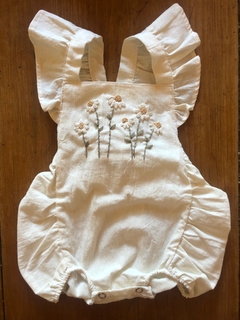 Body Margaritas con frunce - Bordados La Paisanita
