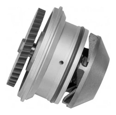 Bomba Agua S10 2.8 Motor Mwm (dente Inclinado)