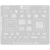 Stencil BGA Amaoe t0.12 Iphone 8 8 Plus X - comprar online