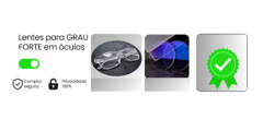 Banner da categoria Lentes de grau alto