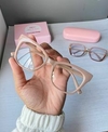 Óculos De Olho De Gato Modernos Com Lentes Transparentes Para Um Visual Comercial Vintage Moderno