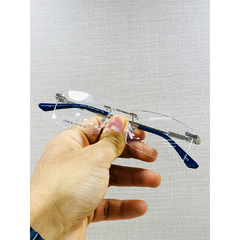 Óculos Armação Masculino Sem Aro Memory Titanium - comprar online